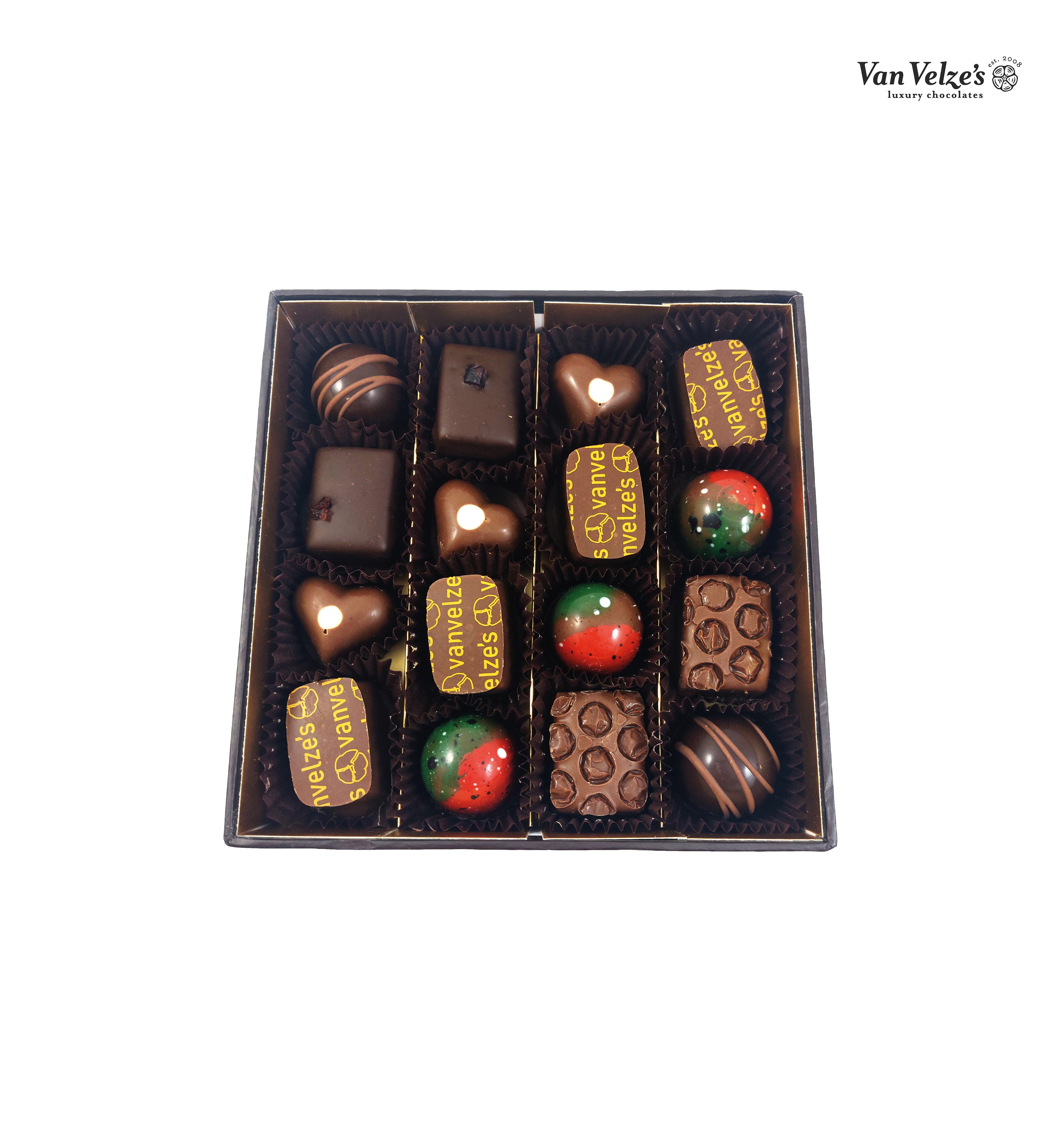 Handmade chocolates Ireland, Sea salted caramel (award winning), Baileys, Tonka bean, Mad about Mayo - Vanilla, Hazelnut/ butterscotch hearts, Port & Cranberrie chocolates